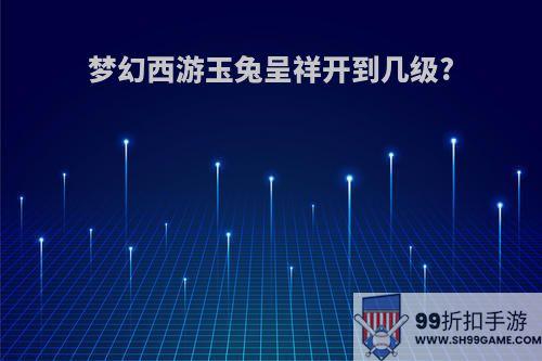 梦幻西游玉兔呈祥开到几级?