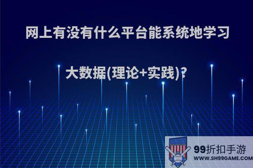 网上有没有什么平台能系统地学习大数据(理论+实践)?