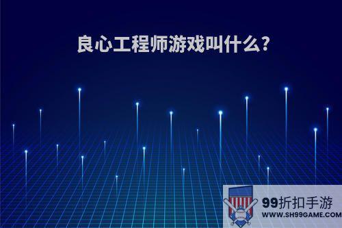 良心工程师游戏叫什么?
